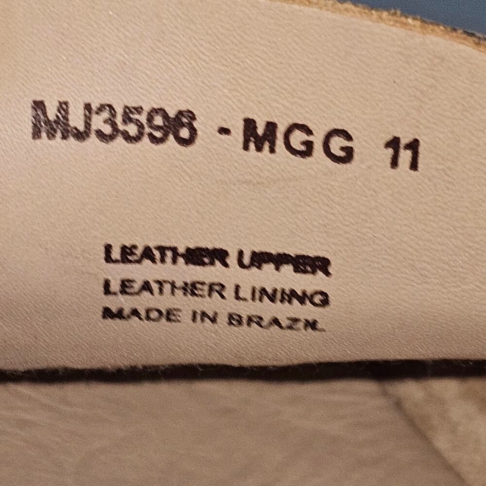 Marc Joseph Elmwood Ave Loafer Womens 11 Metallic Gold Leather Driving Moccasin - Picture 14 of 15